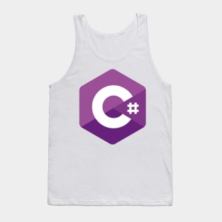 C# Sharp logo Tank Top